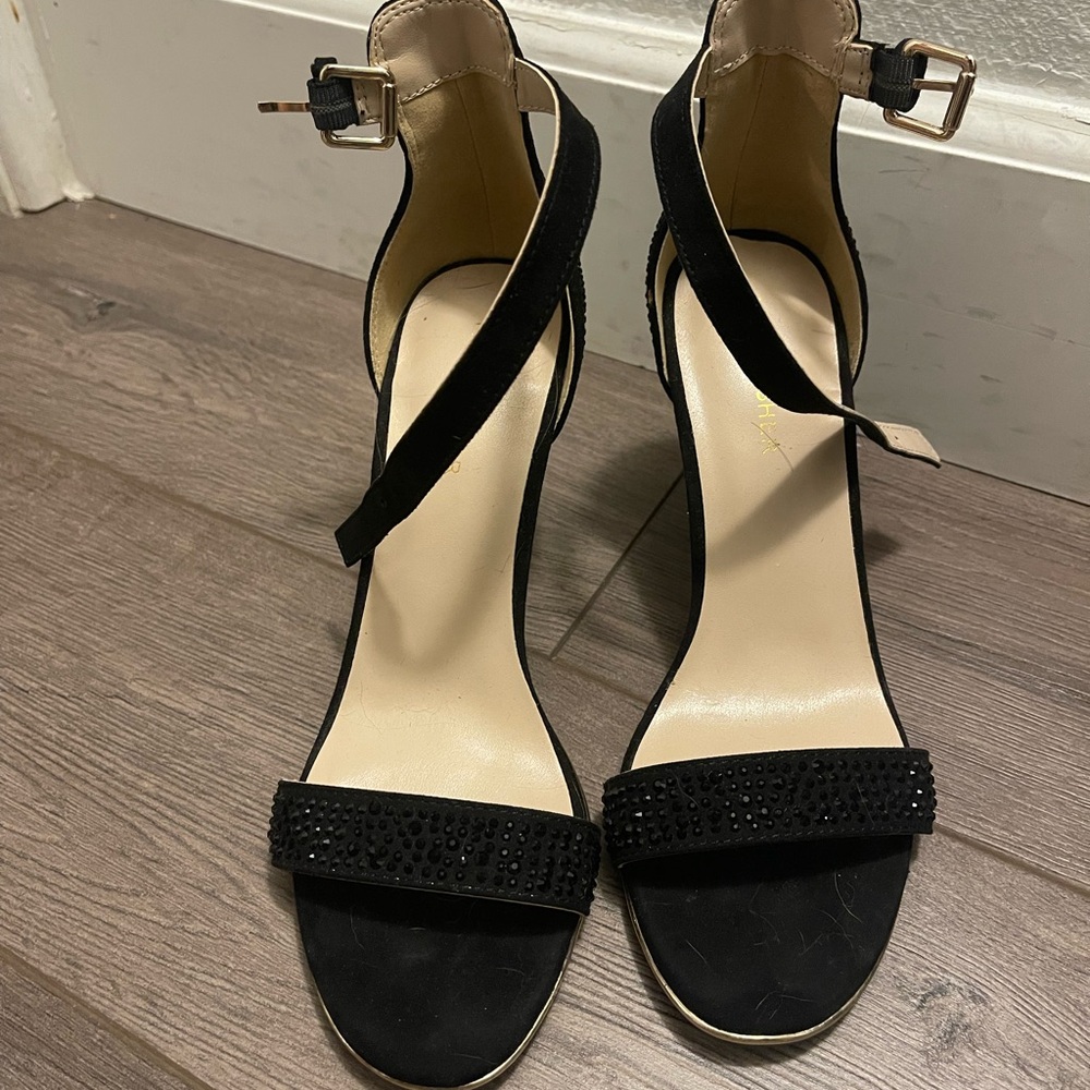 Marc Fisher | Black Rhinestone High Heels